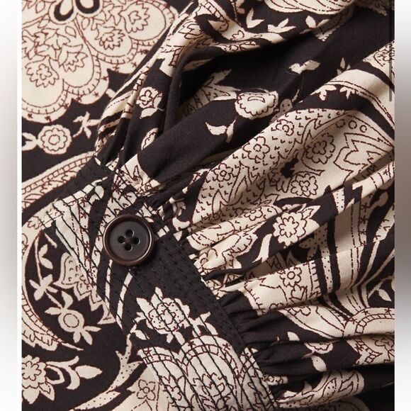 Rebecca Taylor Scroll Paisley Pleated Jumpsuit Jumper BNWT - Picture 15 of 15